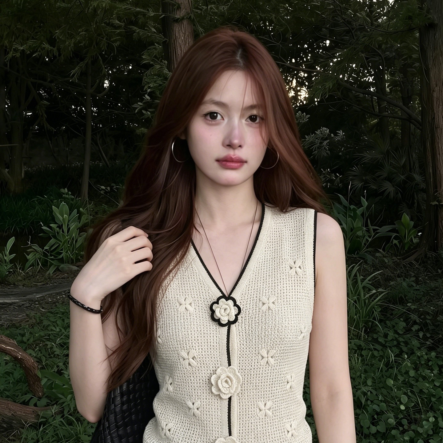 Apricot Camisole Top for Women 2026 Summer Thai Style Relaxed French High-End Summer Outfit - Image 5